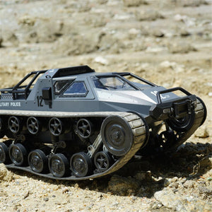 1:12 Scale Remote Control Police Tank Car (Grey)